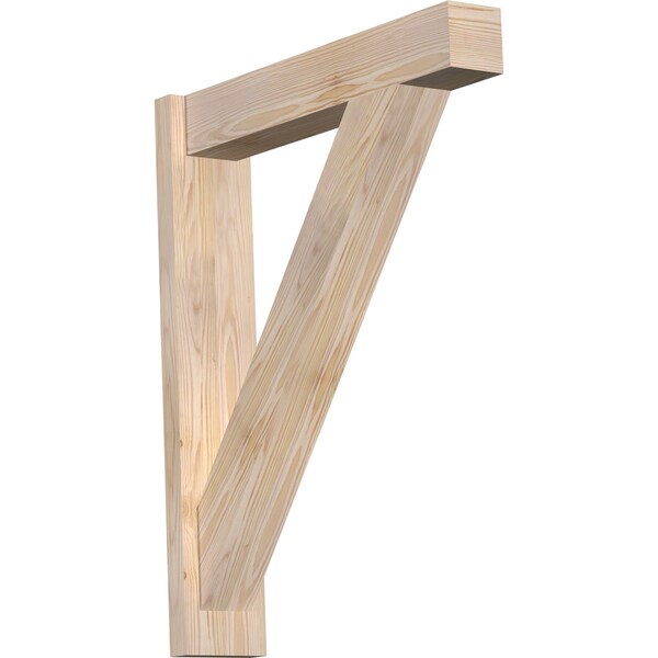 Ekena Millwork Traditional Block Smooth Outlooker, Douglas Fir, 5 1/2"W x 26"D x 32"H OUT06X26X32TRA05SDF - main